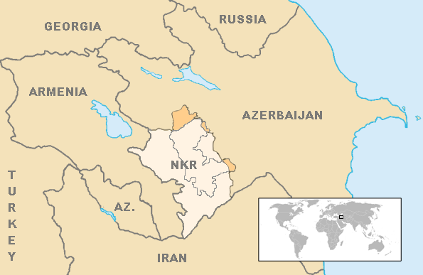 map of nagorno karabakh